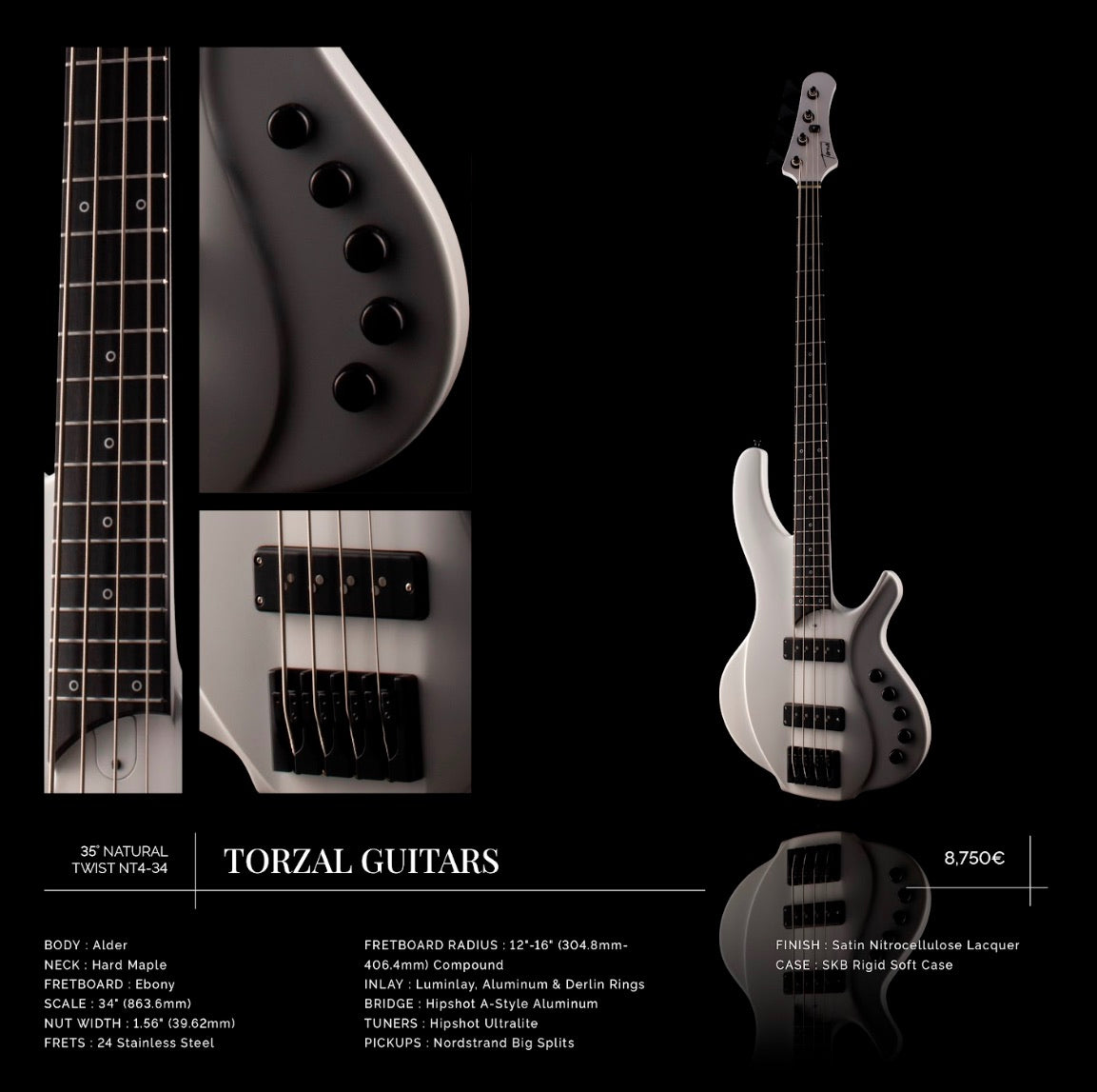 Torzal Guitars 35 Natural Twist NT4-34