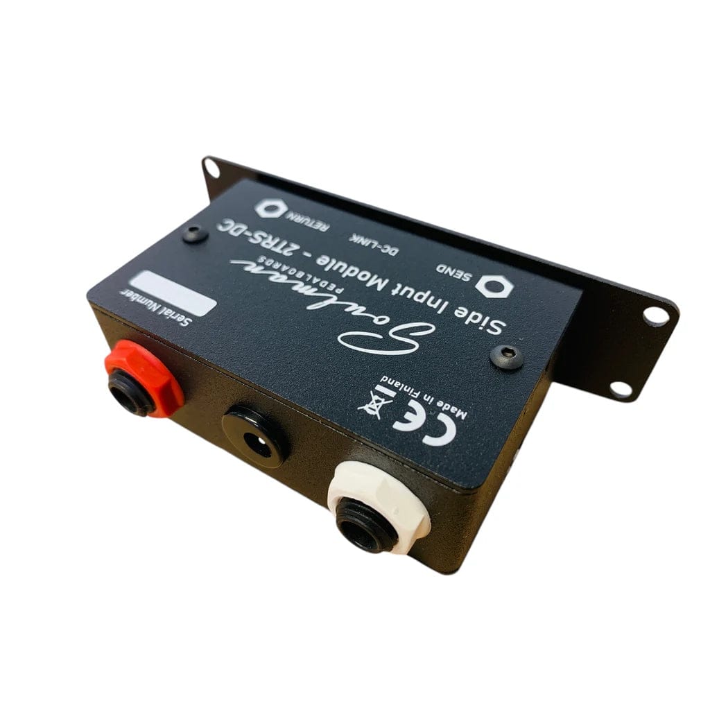 Soulman Pedalboards Pedaler Soulman Side Input Module 2 X TRS + 2,1mm DC Jack tgt11