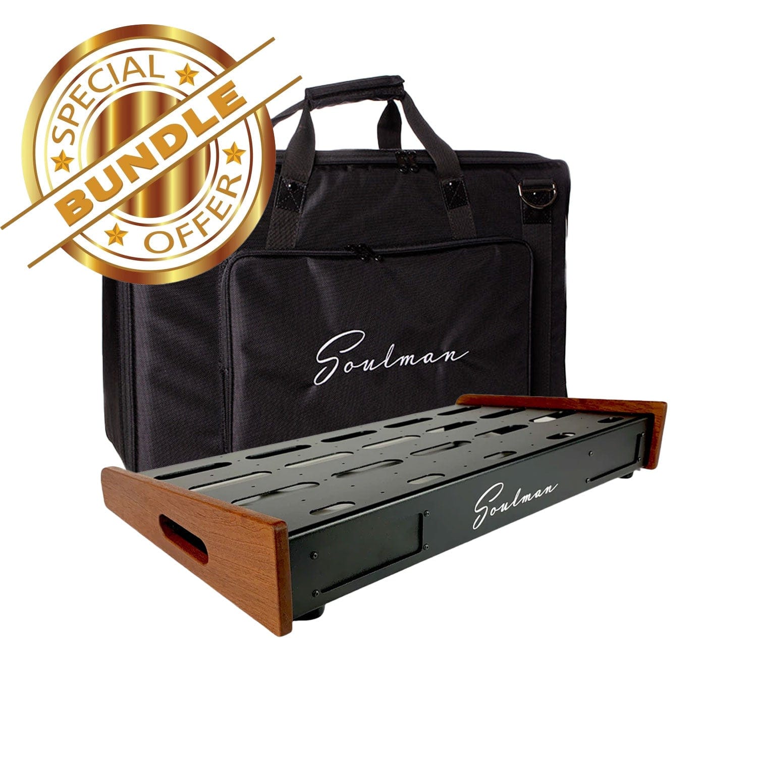 Soulman Pedalboards Sharespine Soulman S55 Pedalboard / Softcase BUNDLE tgt11