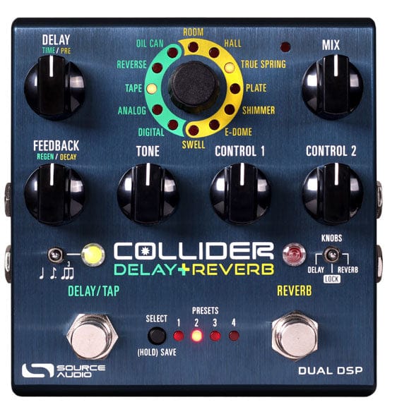 Source Audio Delayer Source Audio Collider Stereo Delay+Reverb tgt11