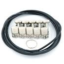 TGT11 x Squareplug Patch Cable Kit 10 angled plugs