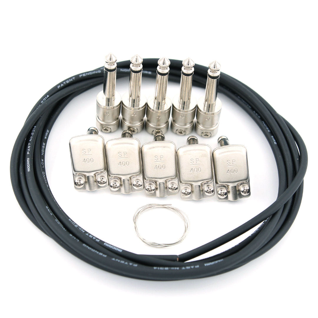 TGT11 x Squareplug Patch Cable Kit 5 angled / 5 straight plugs