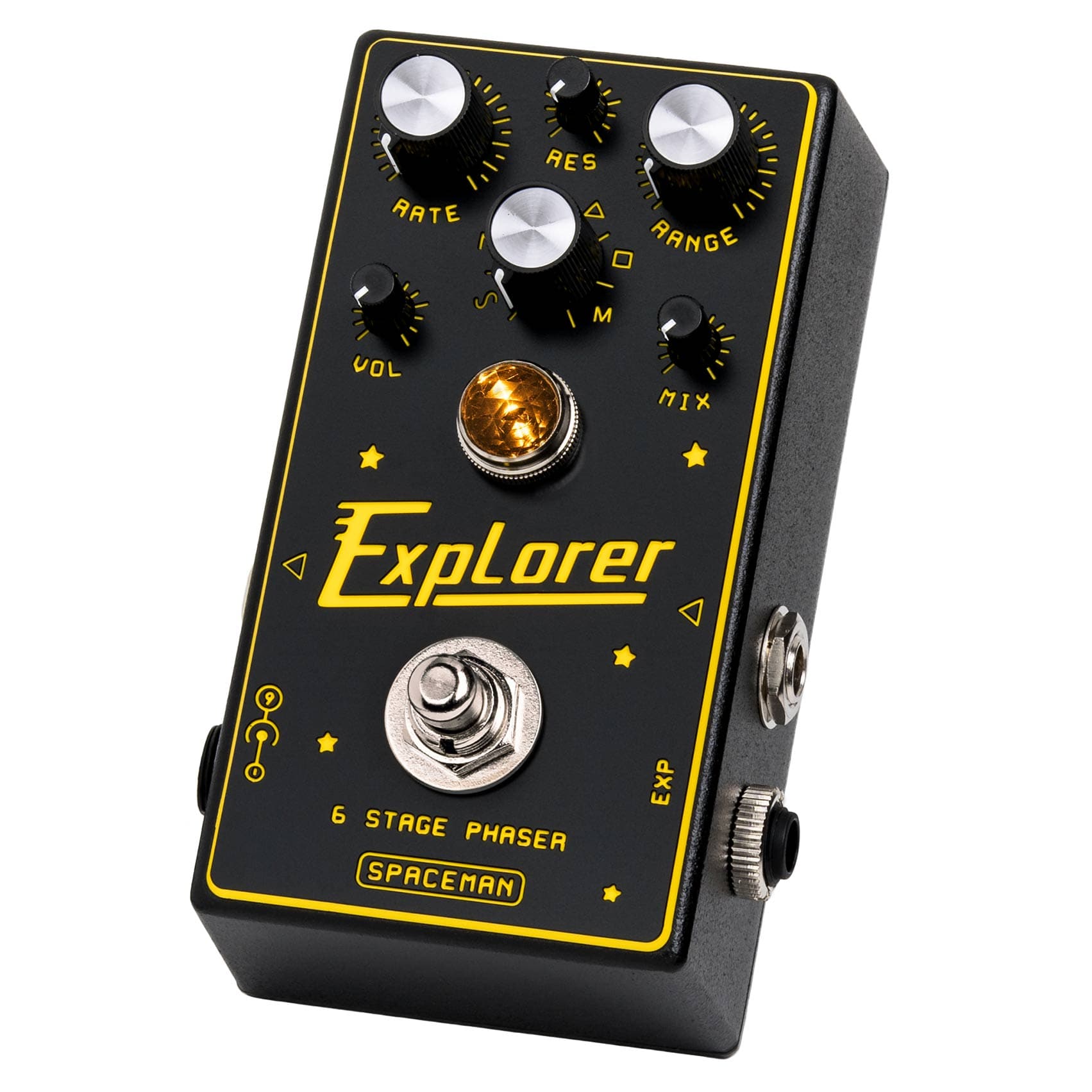 Spaceman Effects Pedaler Spaceman Explorer Standard Edition Black / Yellow tgt11