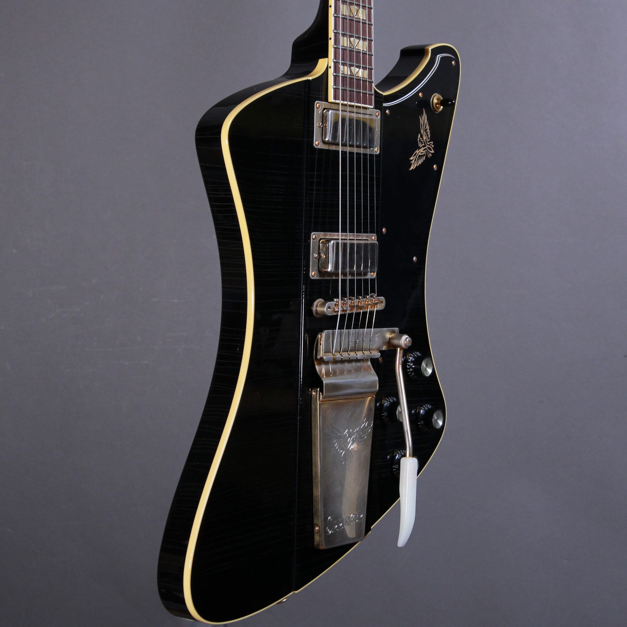 Springer Guitars Elgitarr Springer Guitars Firehawk Black / Gold tgt11