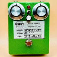 SquareWave Fuzz pedal SquareWave Sadist II Fuzz tgt11