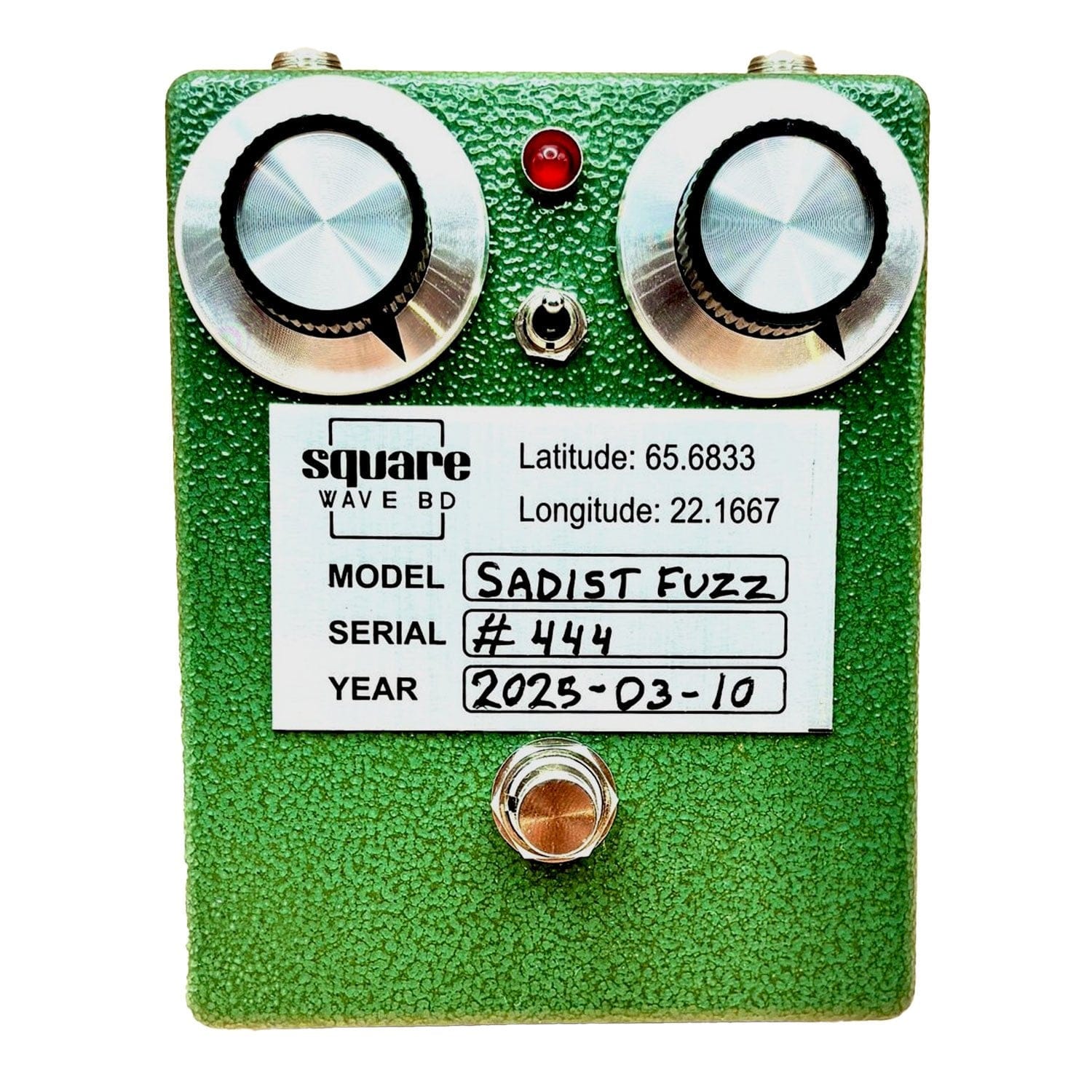 SquareWave Pedaler SquareWave Sadist Fuzz tgt11