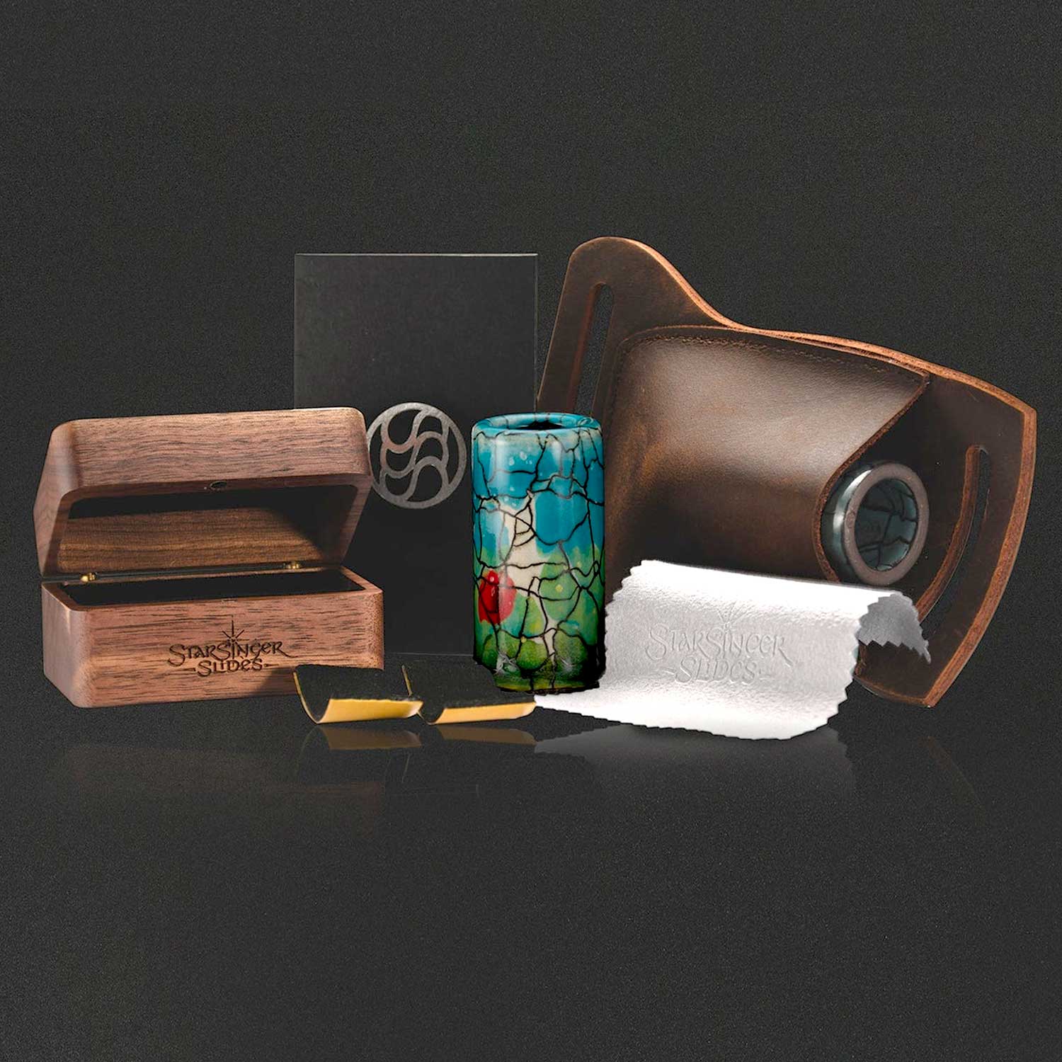 Star Singer Slides Stränginstrument Star Singer Slides Summer Garden Guitar Slide Large tgt11