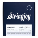 Stringjoy Signatures | 12 String Balanced Light (10-48) Nickel Wound Electric