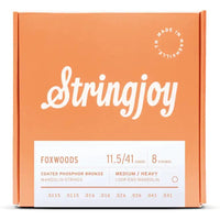 Stringjoy Strängar Stringjoy Foxwoods | Medium/Heavy (11.5-41) Coated Phosphor Bronze Mandolin tgt11