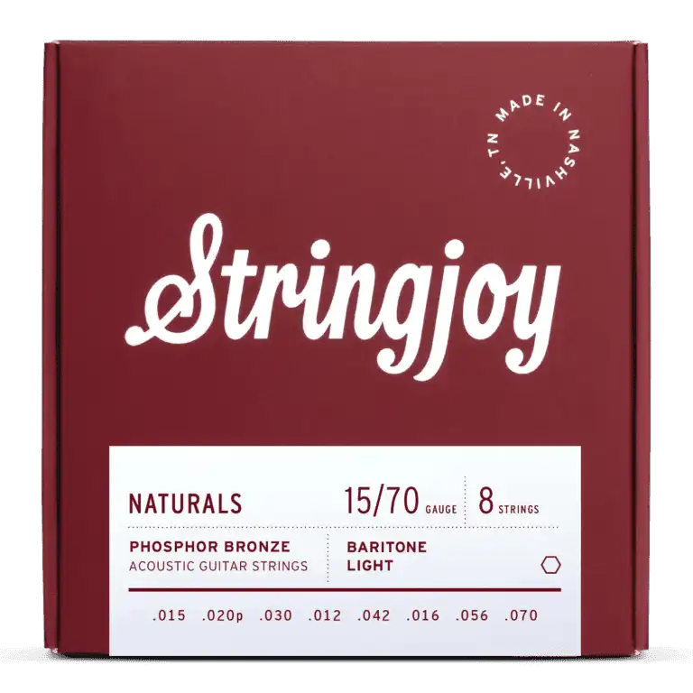 Stringjoy Strängar Stringjoy Naturals | 8 String Baritone (15-70) Phosphor Bronze tgt11
