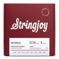 Stringjoy Strängar Stringjoy Naturals | Light (10-38) Phosphor Bronze Mandolin tgt11