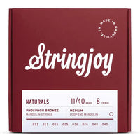 Stringjoy Strängar Stringjoy Naturals | Medium (11-40) Phosphor Bronze Mandolin tgt11