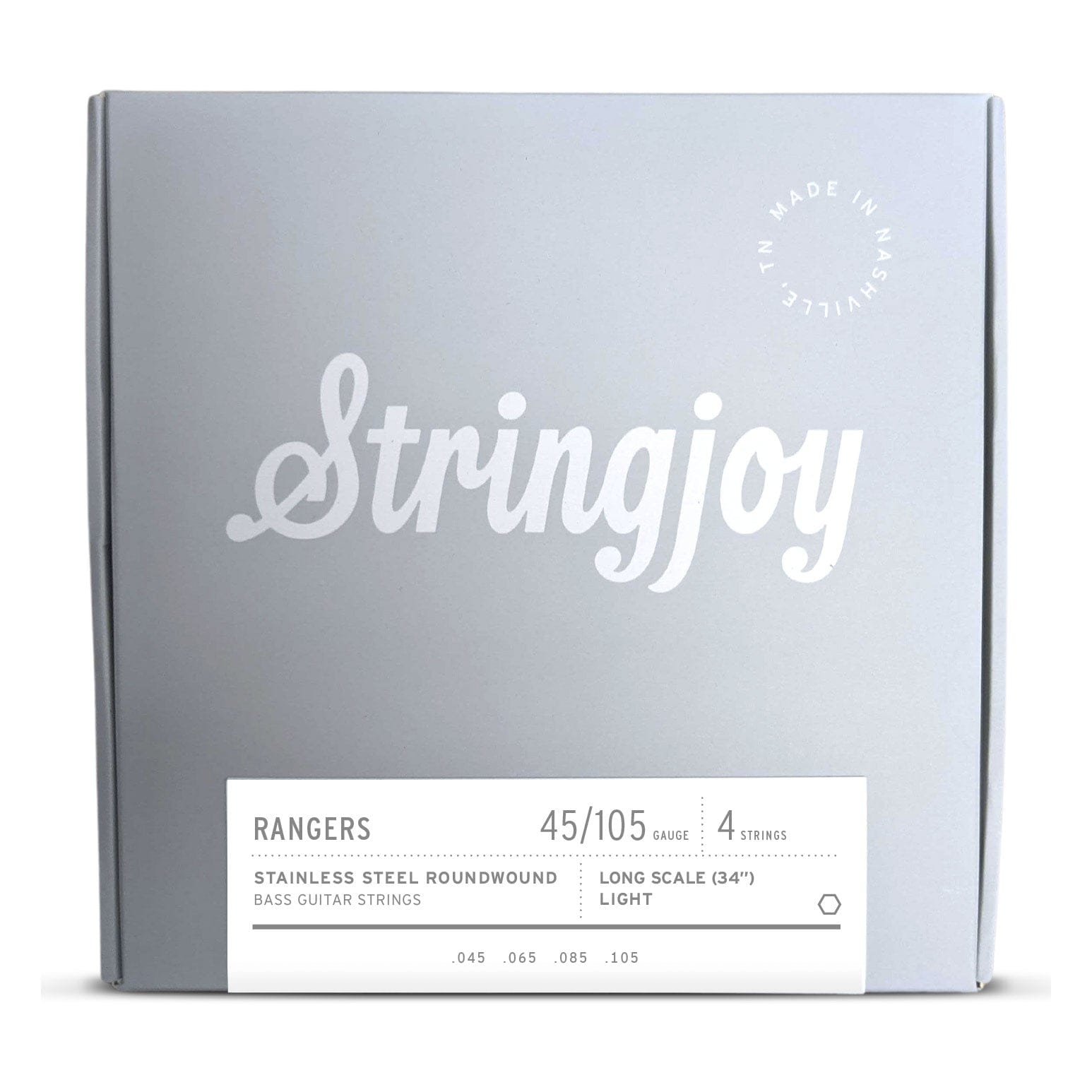 Stringjoy Strängar Stringjoy Rangers | Light (45-105) 4 String Stainless Steel Bass Strings tgt11