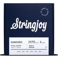 Stringjoy Strängar Stringjoy Signatures | Bass VI Balanced Medium (24-90) Nickel Wound tgt11