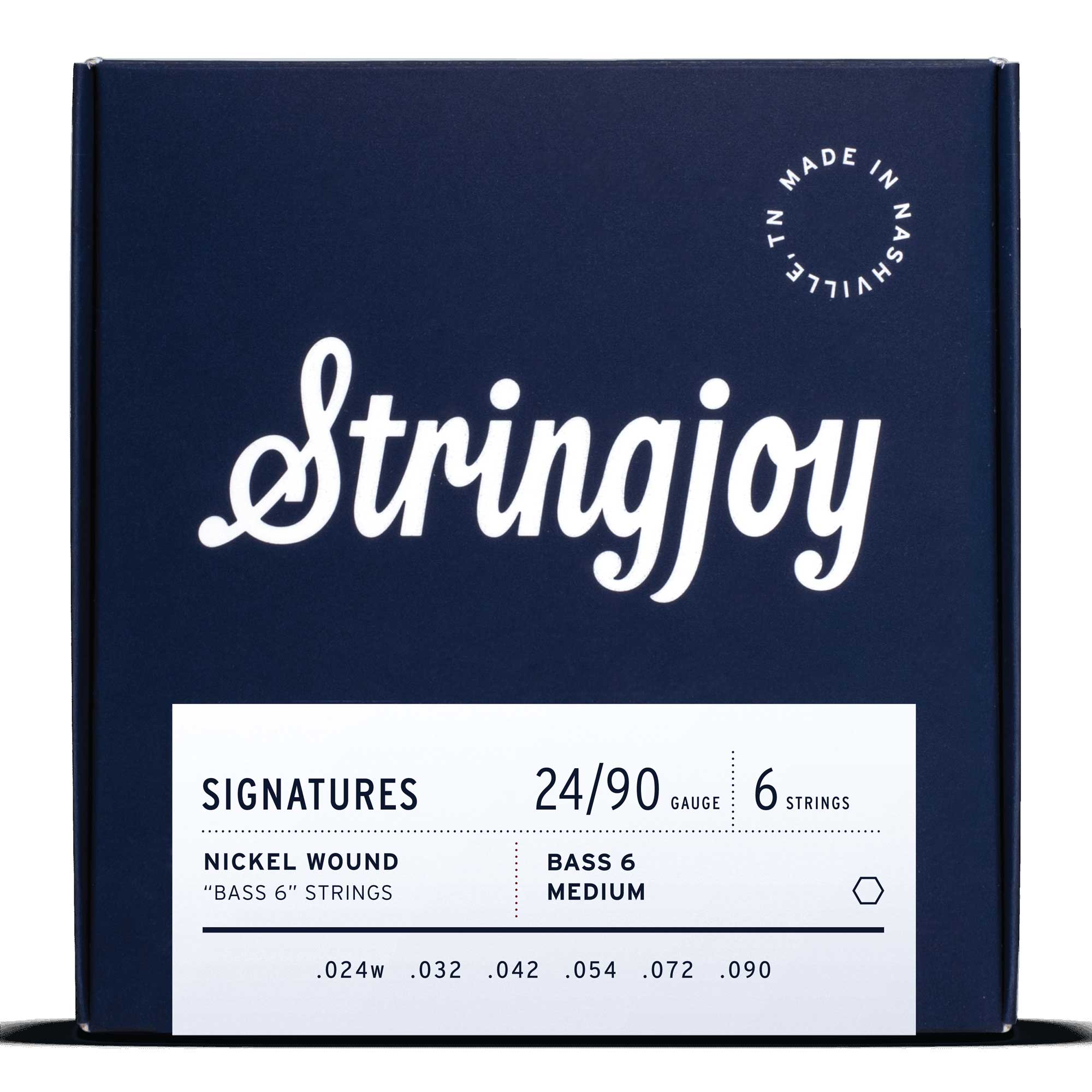 Stringjoy Strängar Stringjoy Signatures | Bass VI Balanced Medium (24-90) Nickel Wound tgt11