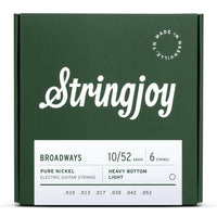 Stringjoy Stränginstrument Stringjoy Broadways | Heavy Bottom Light (10-52) Pure Nickel Electric Electric tgt11