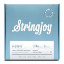 Stringjoy Stränginstrument Stringjoy Orbiters | Husky Super Light (9-46) Coated Nickel Electric tgt11