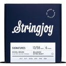 Stringjoy Stränginstrument Stringjoy Signatures | Balanced Extra Heavy (13-58) Nickel Wound Electric tgt11