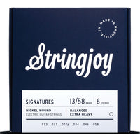 Stringjoy Stränginstrument Stringjoy Signatures | Balanced Extra Heavy (13-58) Nickel Wound Electric tgt11
