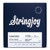 Stringjoy Stränginstrument Stringjoy Signatures | Drop Tune Medium (11-58) Nickel Wound Electric tgt11