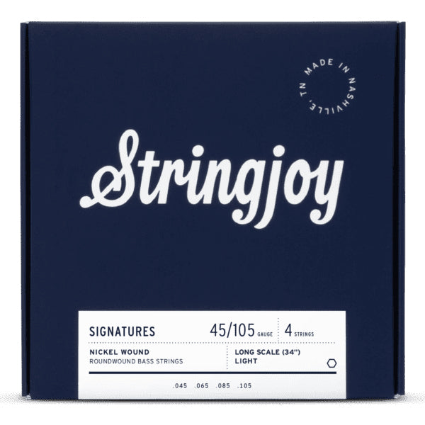 Stringjoy Bass Strings | Light (45-105) 4 String Long Scale