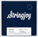 Stringjoy Bass Strings | Light (45-105) 4 String Short Scale