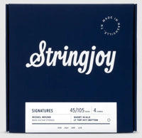 Stringjoy Bass Strings | Light (45-105) 4 String Short Scale