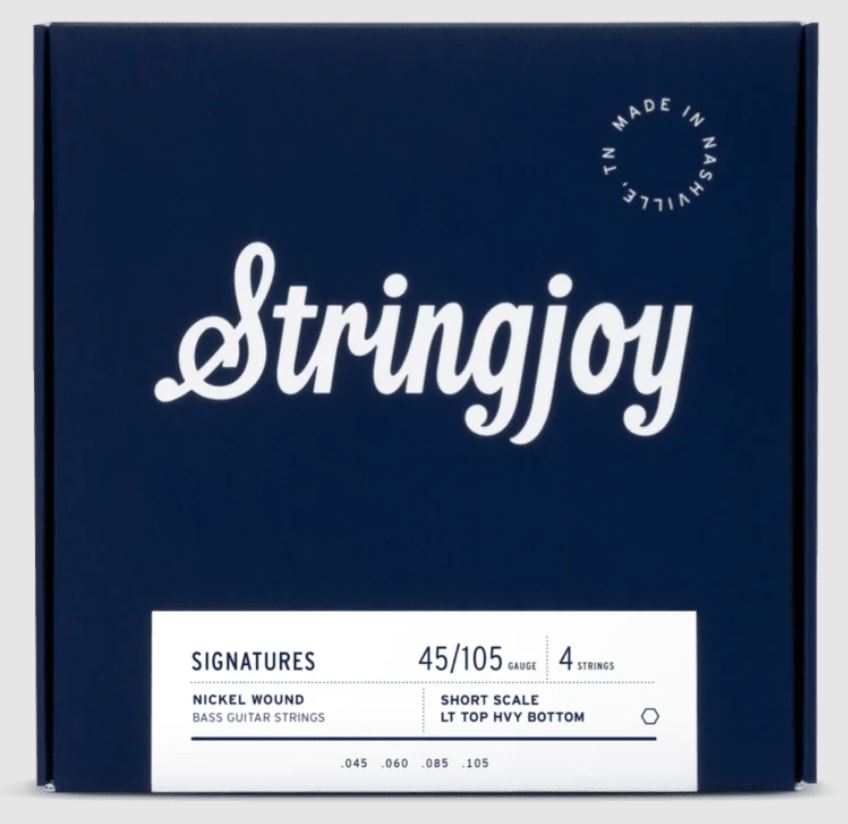 Stringjoy Bass Strings | Light (45-105) 4 String Short Scale