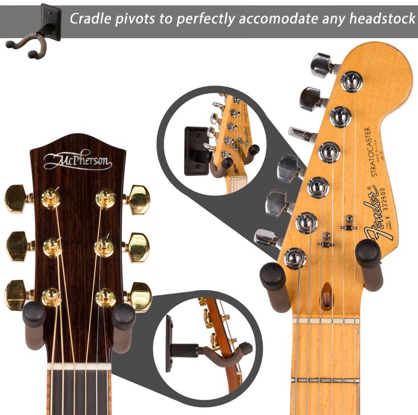String Swing Guitar Hanger Black CC11K