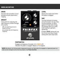 Strymon Strymon Fairfax Class A Output Stage Drive tgt11