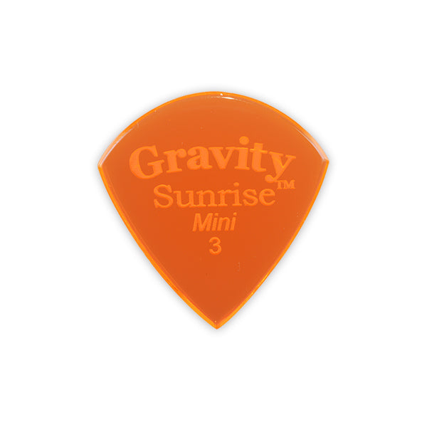 Gravity Picks Sunrise Mini Jazz 1.5mm Master Finish