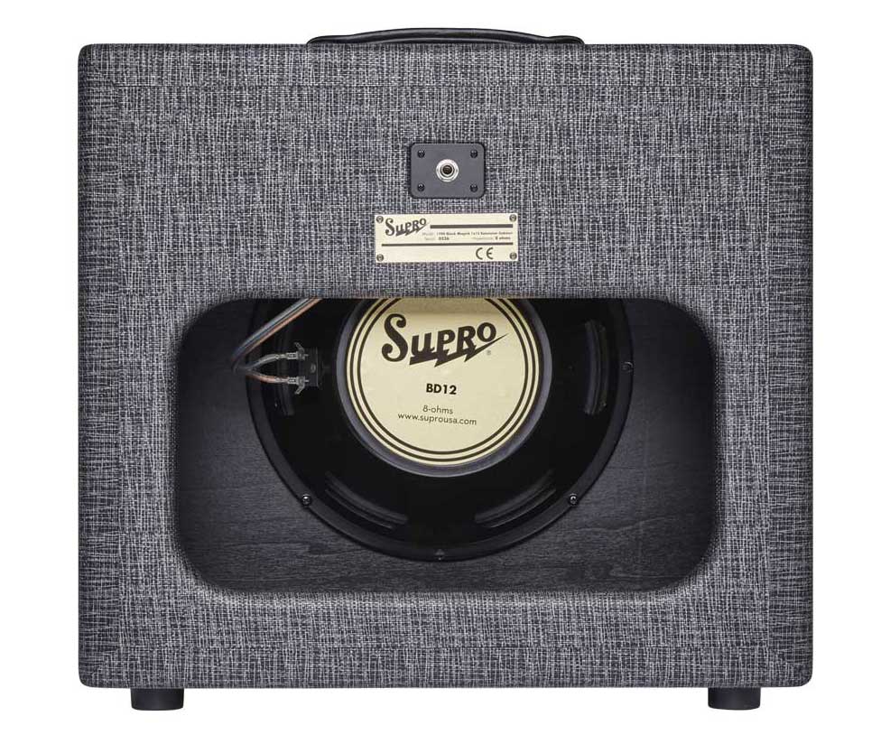 Supro Förstärkare Supro Black Magick 1 x 12 Cabinet tgt11