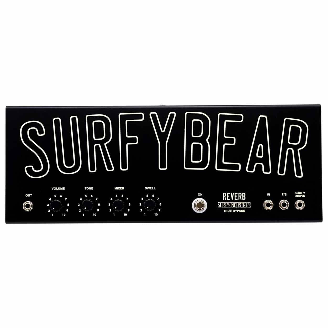 Surfy Industries Pedaler Surfy Industries SurfyBear Pedal Metal V2 Black w/ SurfyPan tgt11