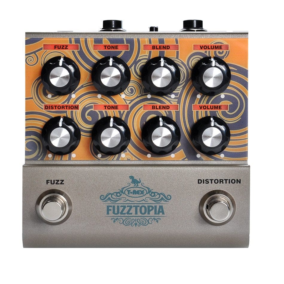 T-Rex Fuzz pedal T-Rex FuzzTopia Dual Fuzz & Distortion tgt11