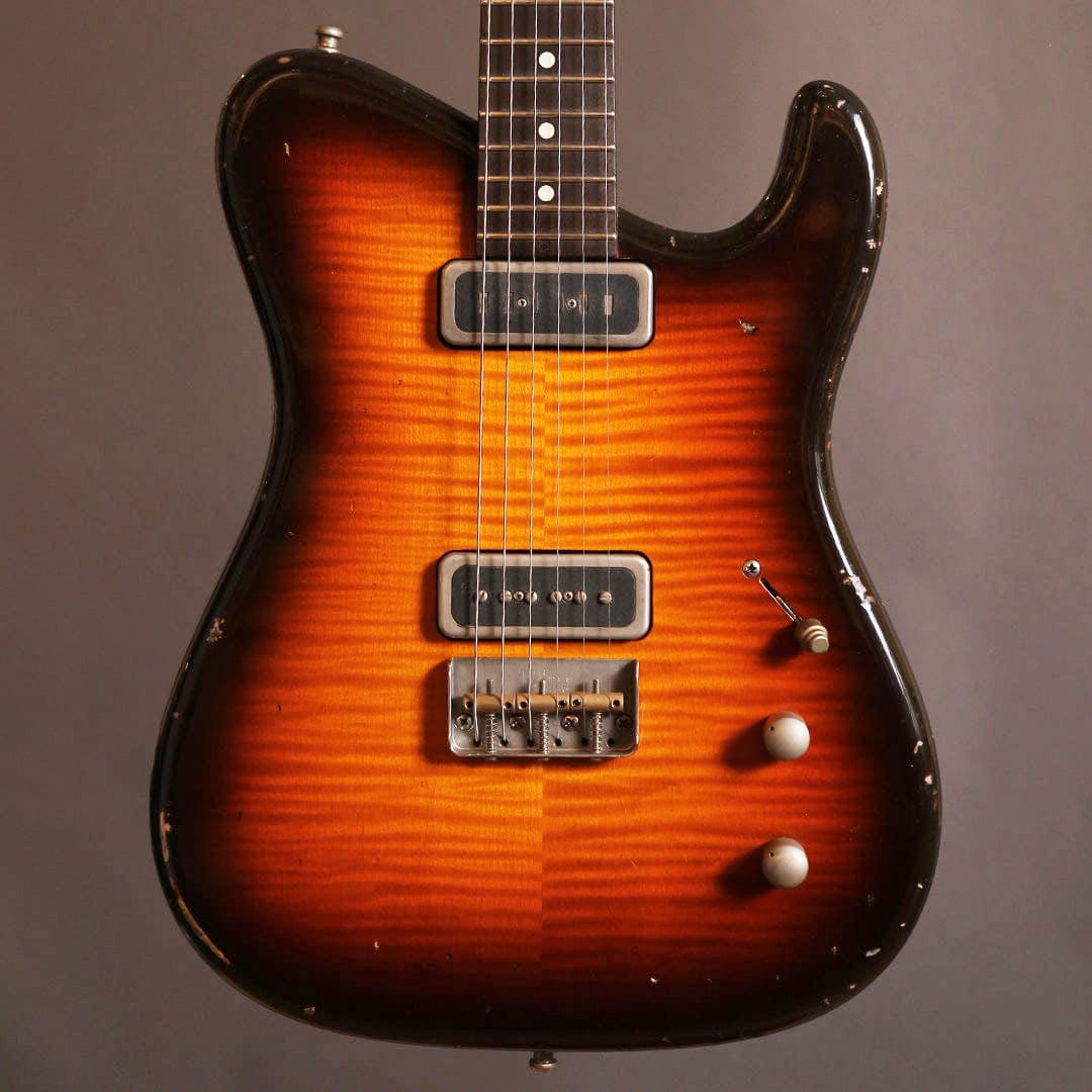 Tausch Guitars Elgitarr Tausch 665 RAW Brown Burst tgt11