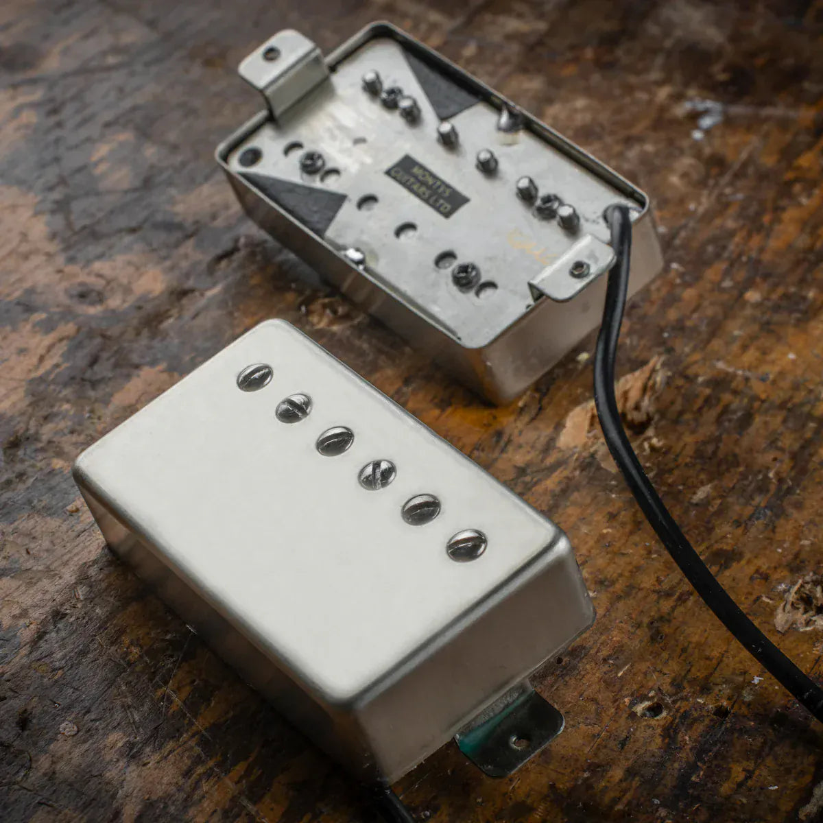 These Go To 11 Pickups Monty*s  Bill Steer Signature Humbucker Raw Nickel Set tgt11