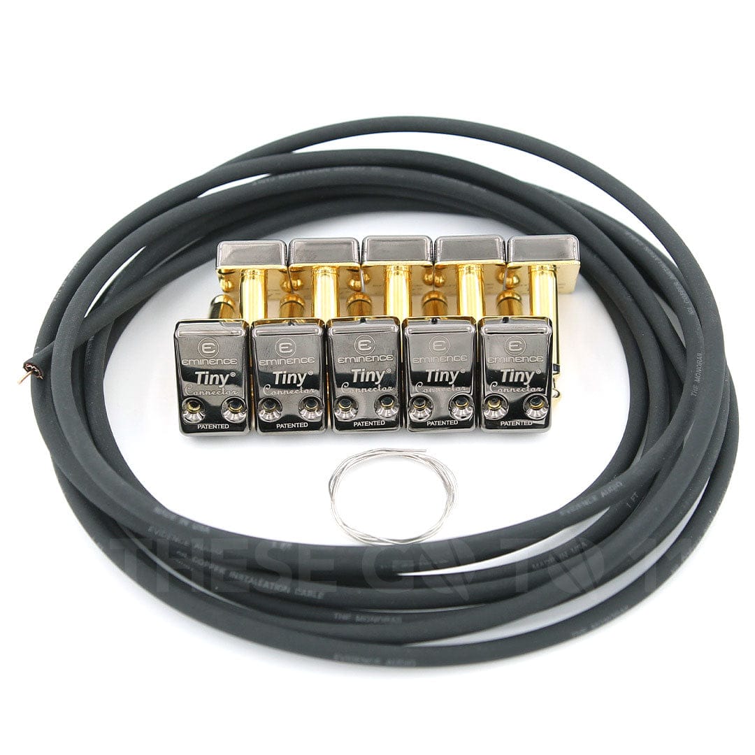 These Go To 11 Tillbehör TGT11 x Eminence Tiny Plug Patch Cable Kit 10 plugs tgt11