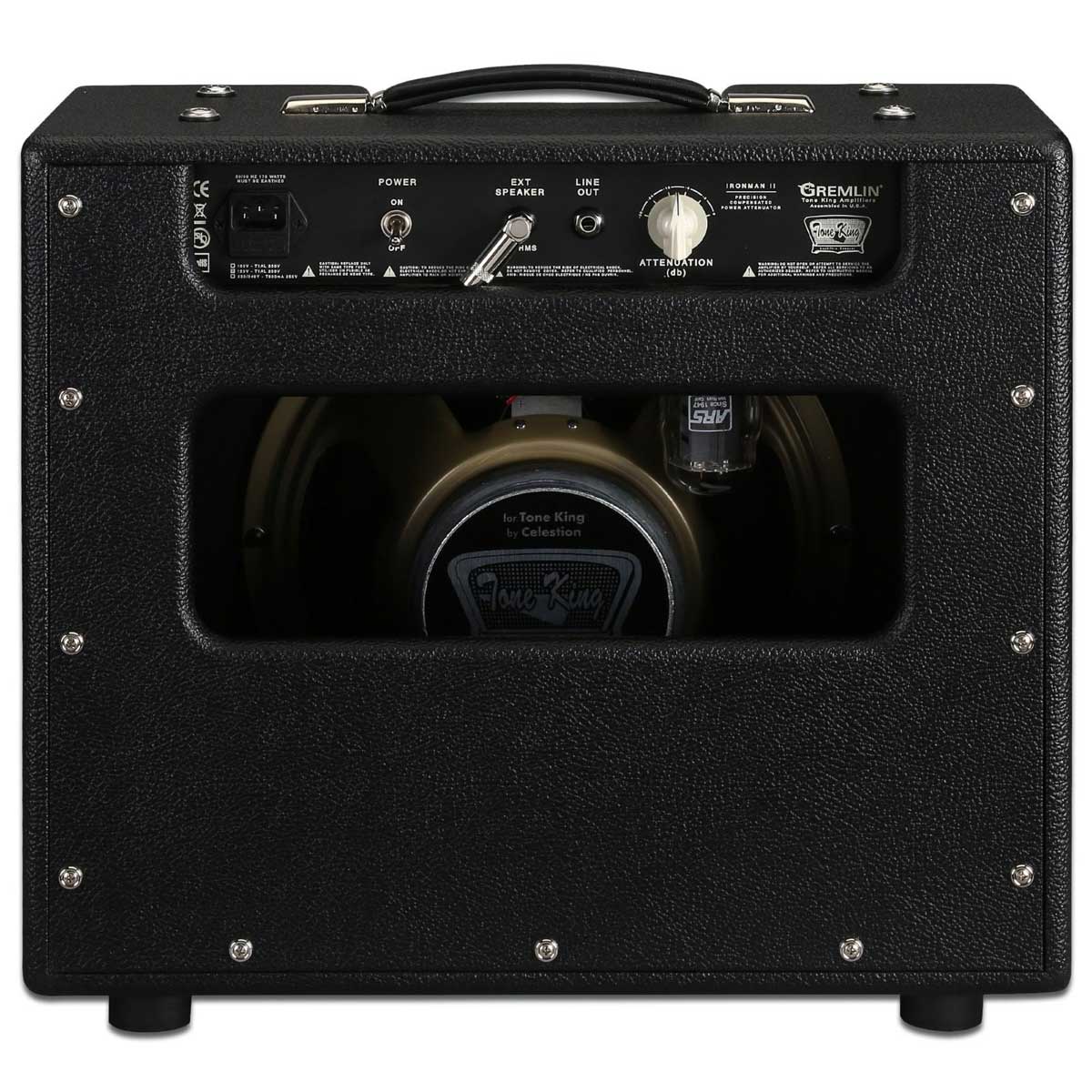 Tone King Förstärkare Tone King Gremlin 5-watt 1x12 Tube Combo w/Attenuator - Black tgt11