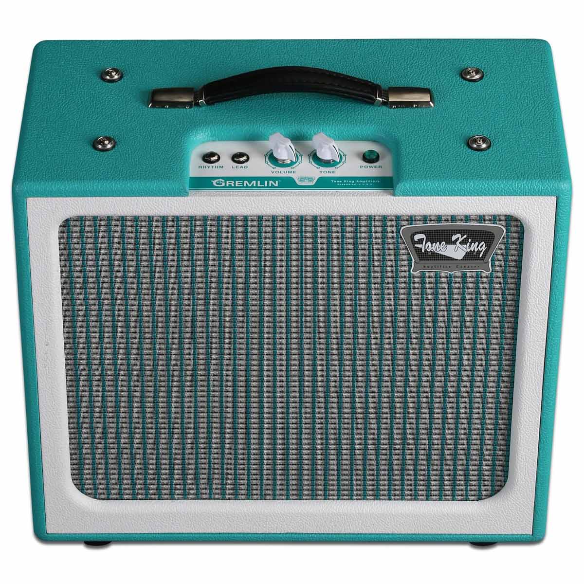 Tone King Förstärkare Tone King Gremlin 5-watt 1x12 Tube Combo w/Attenuator - Turquoise tgt11