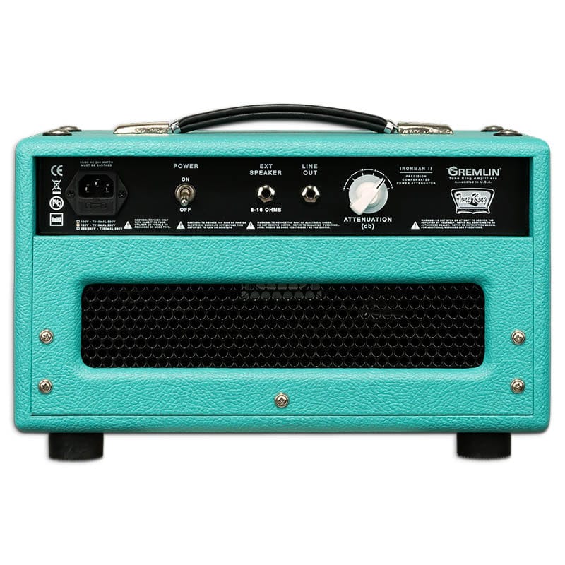 Tone King Förstärkare Tone King Gremlin 5 watt Tube Head Turquoise tgt11