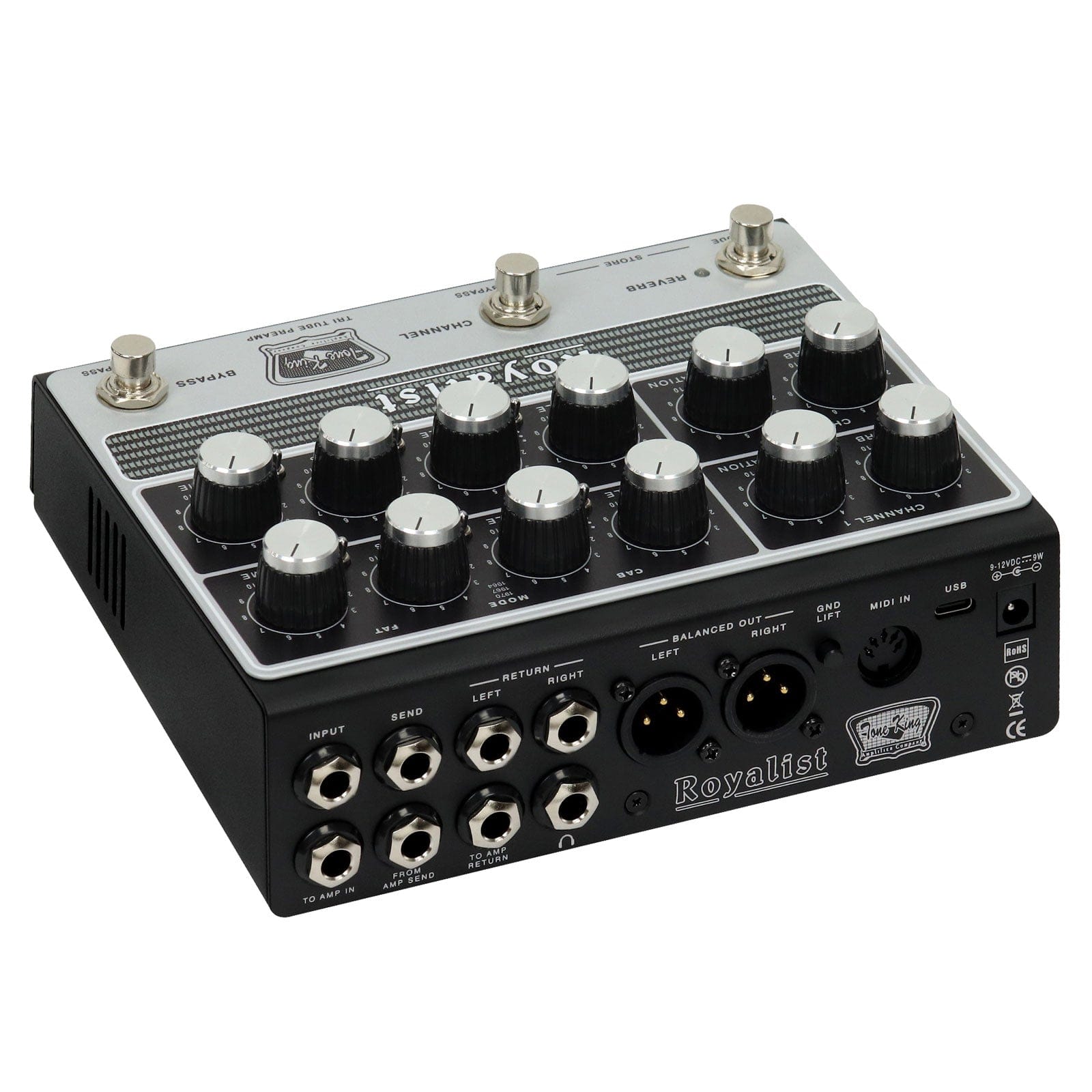 Tone King Preamp Tone King Royalist Preamp Pedal tgt11
