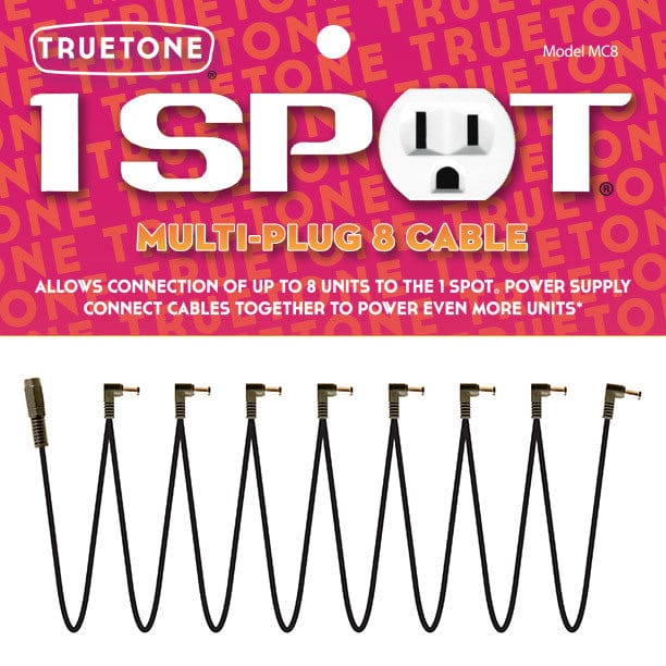 Truetone Tillbehör Truetone Multi-Plug 8 DC Cable tgt11