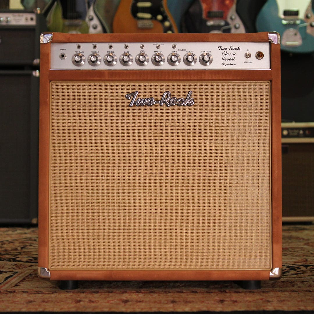 Two-Rock Förstärkare Two-Rock Classic Reverb Signature 100 Combo, Tobacco Suede, Cane tgt11