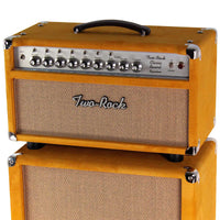 Two-Rock Classic Reverb 100 Watt Head with 2Ã—12 Matching Cab Gold Suede