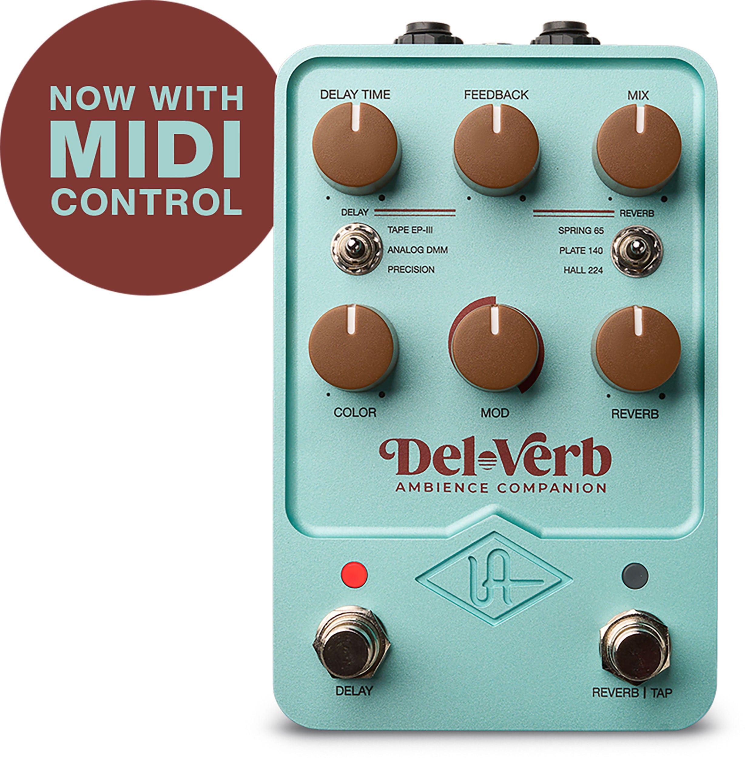 Universal Audio Pedaler Universal Audio Del-Verb Pedal tgt11