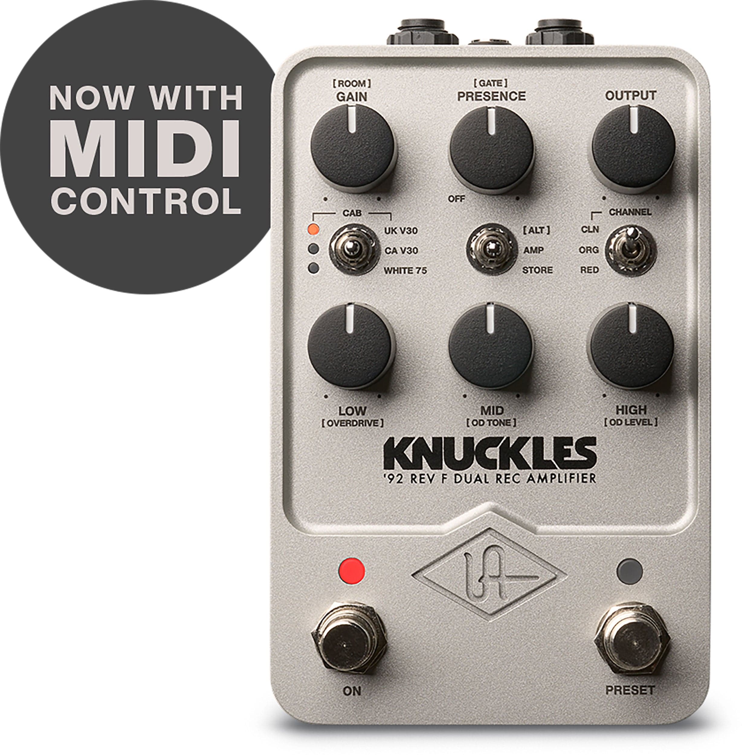 Universal Audio Pedaler Universal Audio Knuckles 92 Rev F Dual Rec Amplifier tgt11