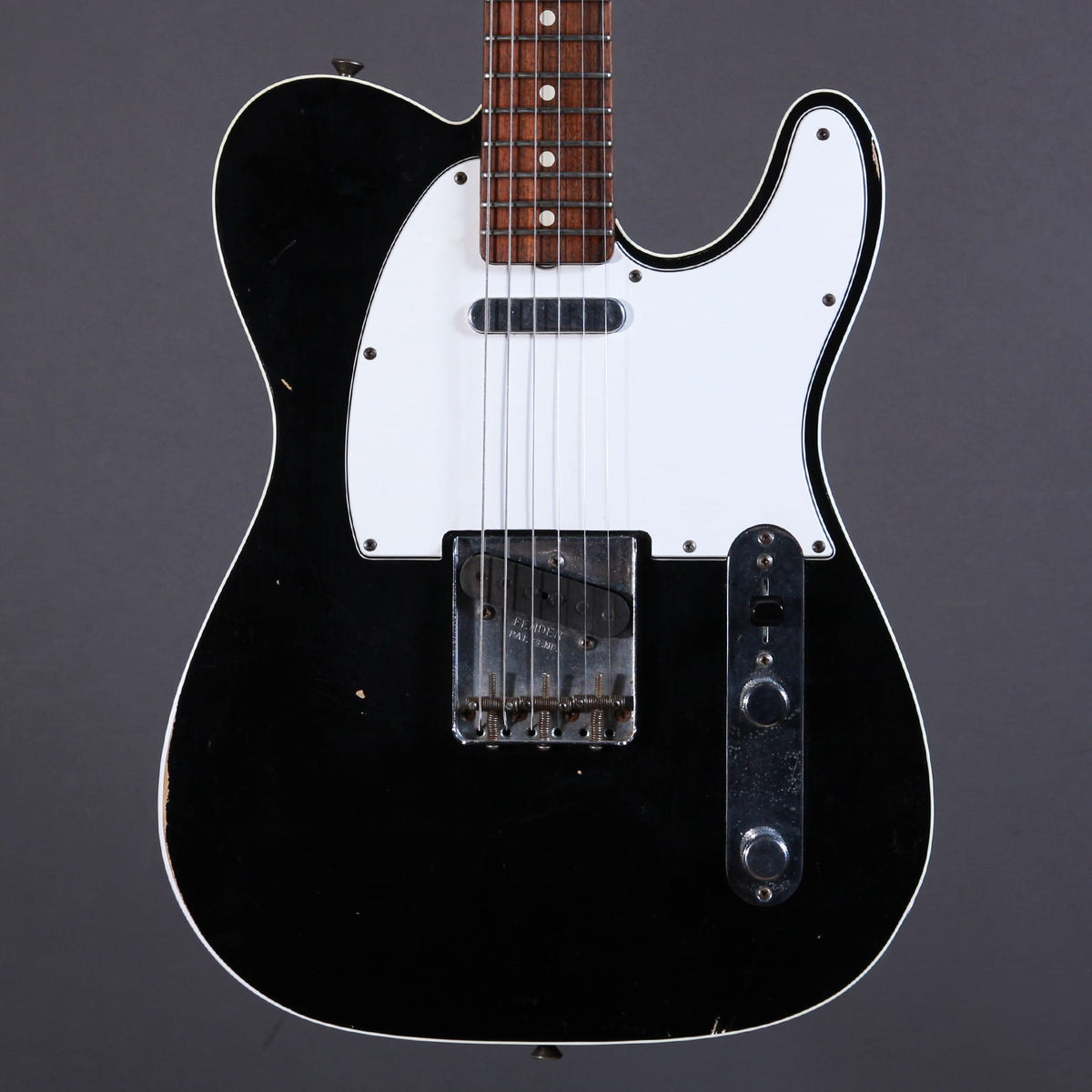 Used gear Begagnade Instrument Fender Custom Shop Telecaster Custom Black 2012 USED -  VG - w/ Hard Case tgt11