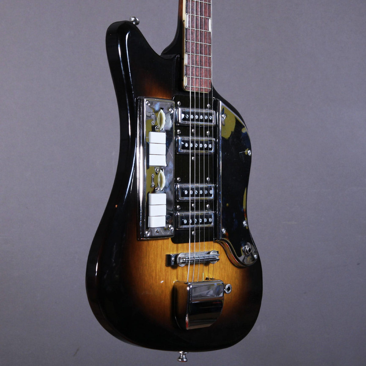 Used gear Begagnade Instrument Teisco SW4L Sunburst 1960s USED -  VG Condition - Original Hard Case included tgt11