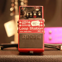 Used gear Begagnat Boss RC-3 Loop Station USED - VG - no Box no PSU tgt11