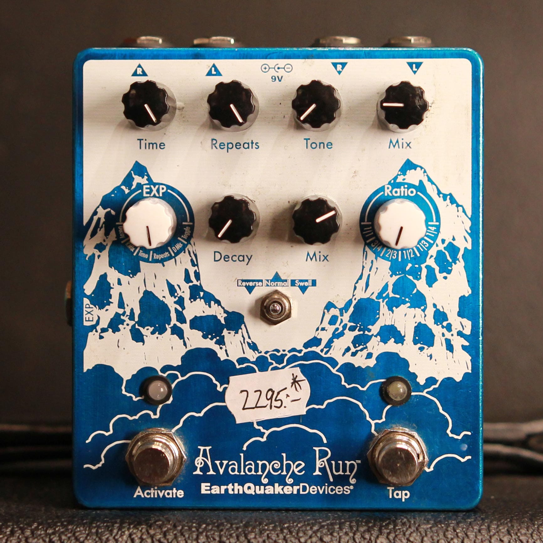 Used gear Begagnat EQD Avalanche Run Reverb/Delay USED - VG - with Box no PSU tgt11